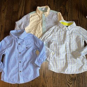 3 size 4T Button Down Shirts